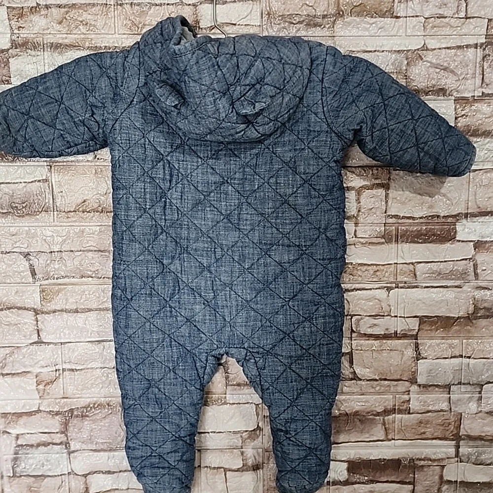 Gap Baby Quilted Dark Blue Baby Winter Jacket